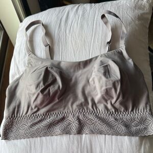 Auden Light Gray Lace Bralette